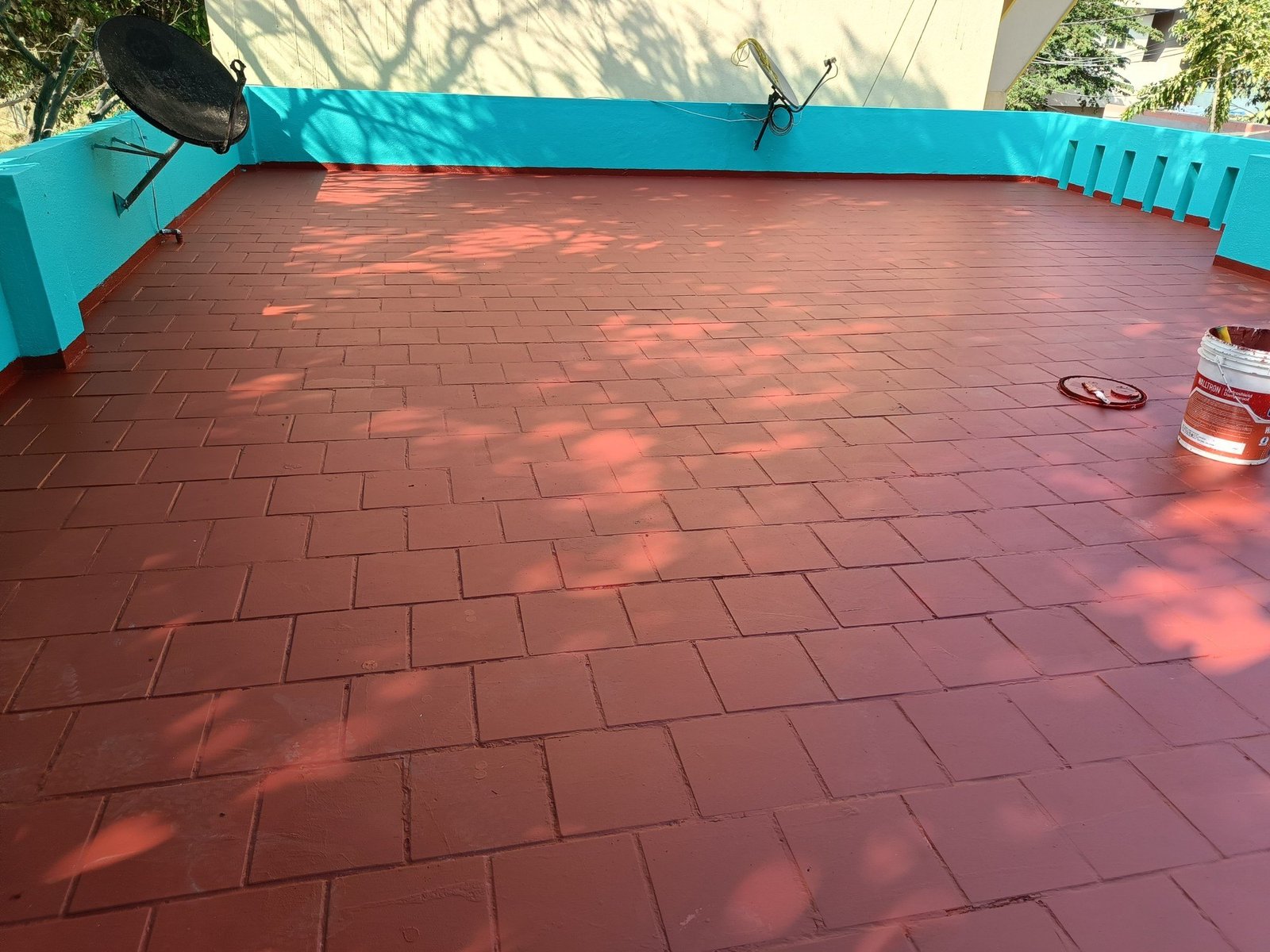 Terracotta Roof Waterproofing work photo 2