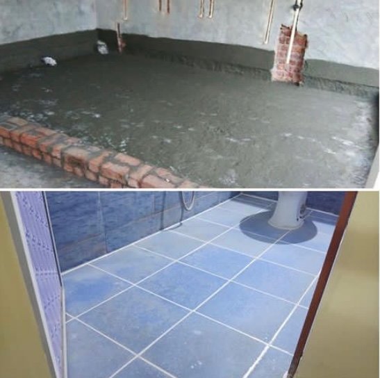 Bathroom waterproofing